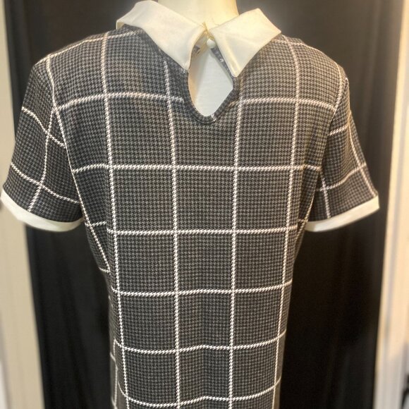 🍄487-You Are Frocking Cute💛 Suzy Shier Collared Black & White Frock - Picture 9 of 12